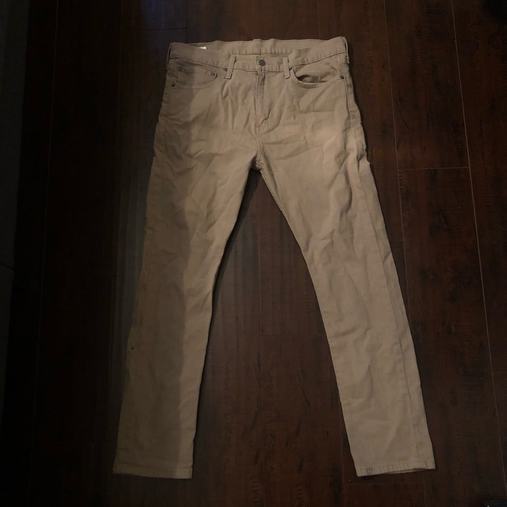LEVI’S 510 Jeans - 34x30 - Cream - LIKE NEW